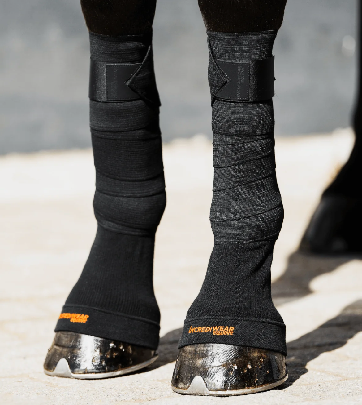 Incrediwear Equine Circulation Bandages (Black)
