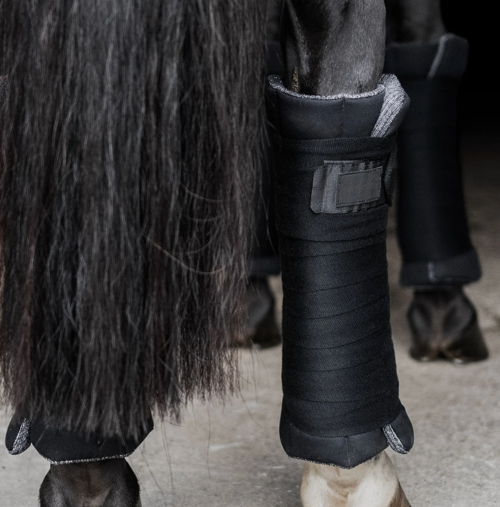 Incrediwear Equine Standing Circulation Wraps (Black)