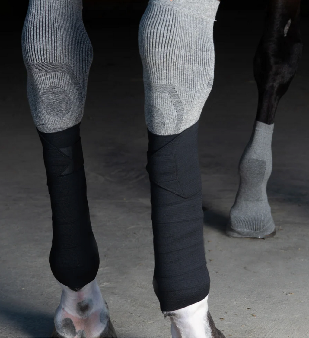 Incrediwear Equine Circulation Bandages (Black)