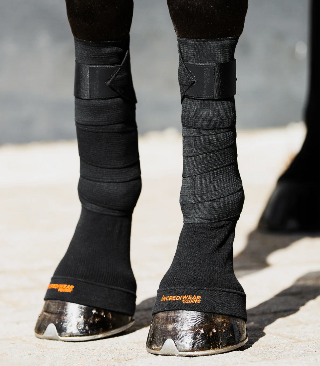 Incrediwear Equine Circulation Hoof Socks (Black|)